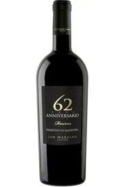 San Marzano 62 Anniversario Riserva Primitivo 75cl